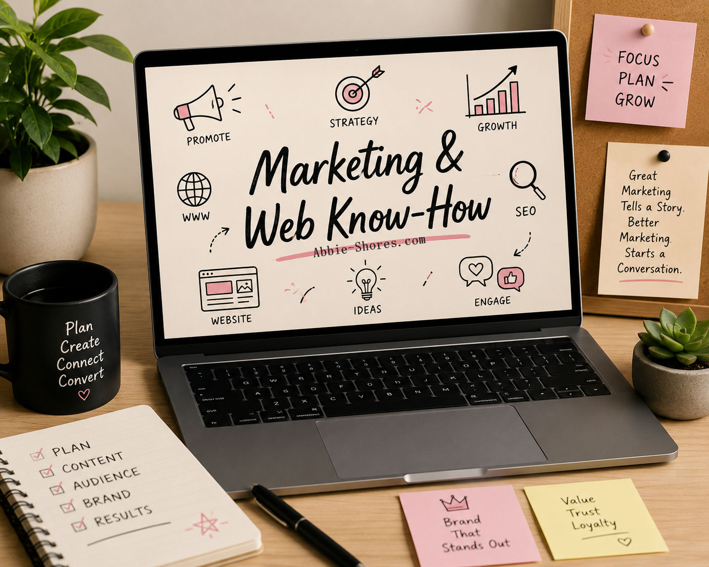 Your Website Is Not Your Social Media Account  (Abbie Shores Essays)