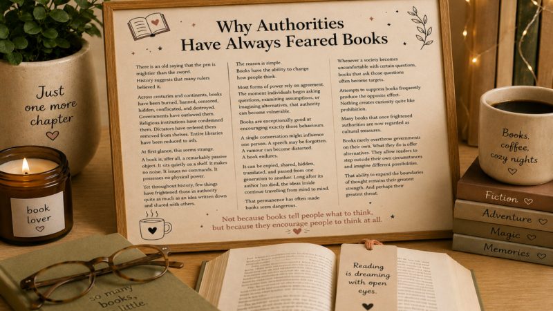 Why Authorities Have Always Feared Books  (Abbie Shores Essays)